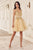 Sequin Beaded A-Line Short Dress CY019