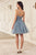 Beaded A-Line Tulle Short Dress CY022