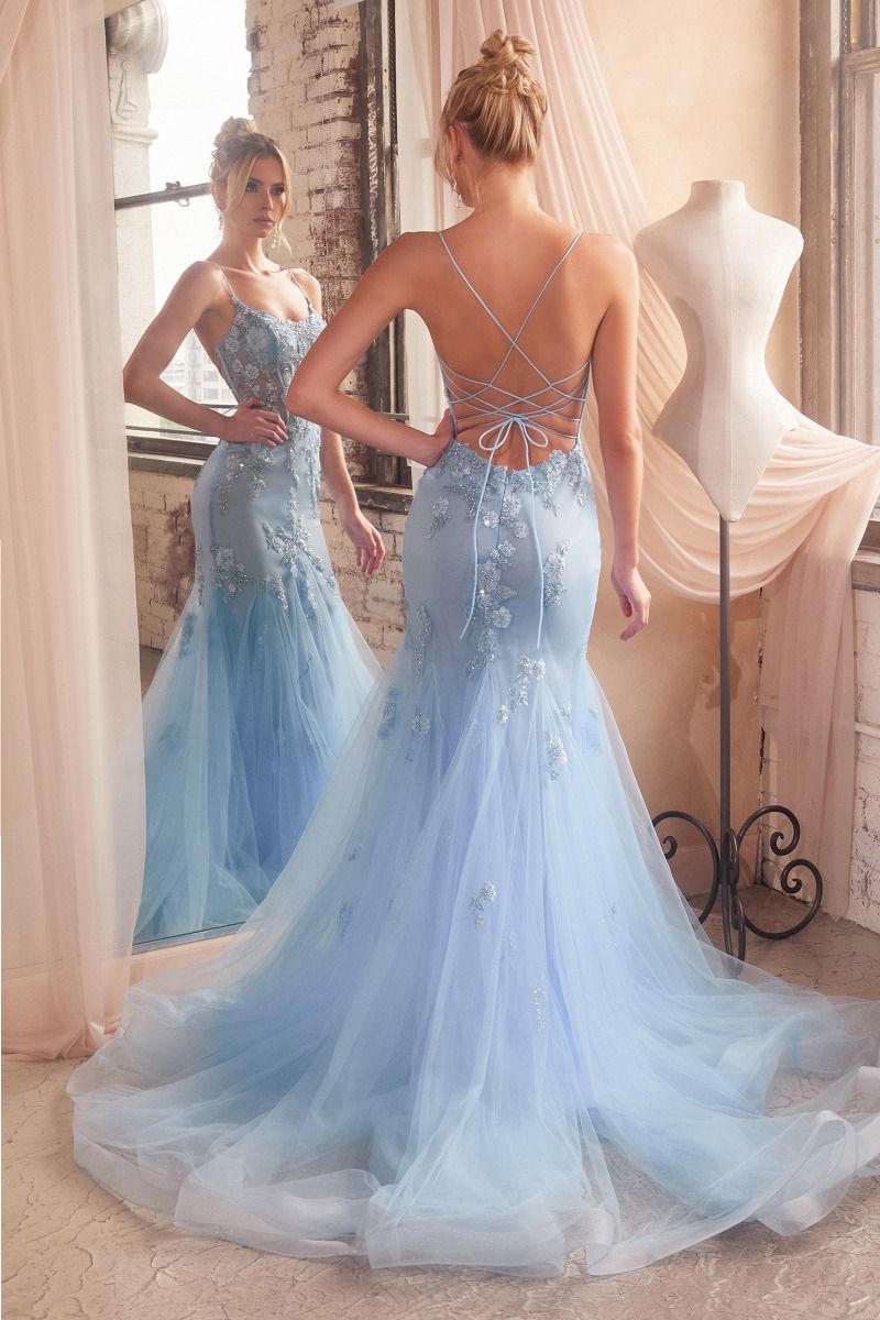 Embellished Pastel Mermaid Dress La Divine D145 Sparkly Gowns Embellished Pastel Mermaid Dress La Divine D145 Sparkly Gowns