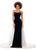 Ashley Lauren 11311 Strapless Velvet Gown with Organza Overskirt