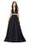 Ashley Lauren 11249 V-Neckline Heavy Satin Ball Gown