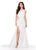 Ashley Lauren 11537 One Shoulder Draped Gown