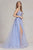 Plunging Neckline A-line Tulle Prom Gown By Nox Anabel G1149