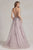 Plunging Neckline A-line Tulle Prom Gown By Nox Anabel G1149