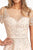 Embroidered Appliques Chiffon A-line Prom Gown GL3067
