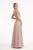 Embroidered Appliques Chiffon A-line Prom Gown GL3067