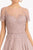 Embroidered Appliques Chiffon A-line Prom Gown GL3067