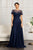 Embroidered Appliques Chiffon A-line Prom Gown GL3067