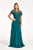 Embroidered Appliques Chiffon A-line Prom Gown GL3067