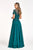 Embroidered Appliques Chiffon A-line Prom Gown GL3067