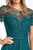 Embroidered Appliques Chiffon A-line Prom Gown GL3067