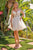 3D Flower Lace A-line Short Dress GS3513