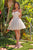 Off the Shoulder A-line Short Dress  GS3685