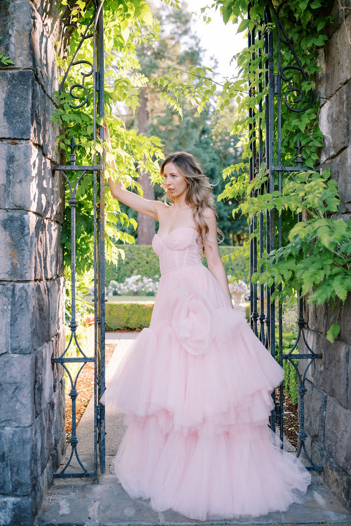 Stephanie Mai "Chloe" Strapless Ball Gown