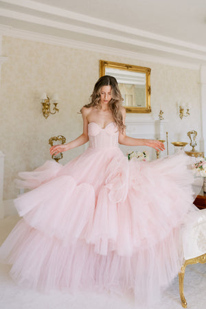 Stephanie Mai "Chloe" Strapless Ball Gown