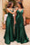 Cowl-Neckline A-line Slit Bridesmaids or Evening Gown BD104B