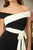 Off the shoulders  Black & White  Elegant Jumpsuit 22077