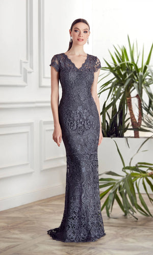 Alyce 27478 Lace Fit And Flare Gold Evening Gown REQUEST PRICE