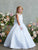 Satin with Lace  A-Line First Communion Flower Girl Dress 5920