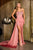 Fitted Strapless Sparkly and Lace Dress Ladivine J875