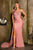 Fitted Strapless Sparkly and Lace Dress Ladivine J875