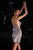 Strapless Glitter Cocktail Dress La Divine J879