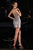 Strapless Glitter Cocktail Dress La Divine J879