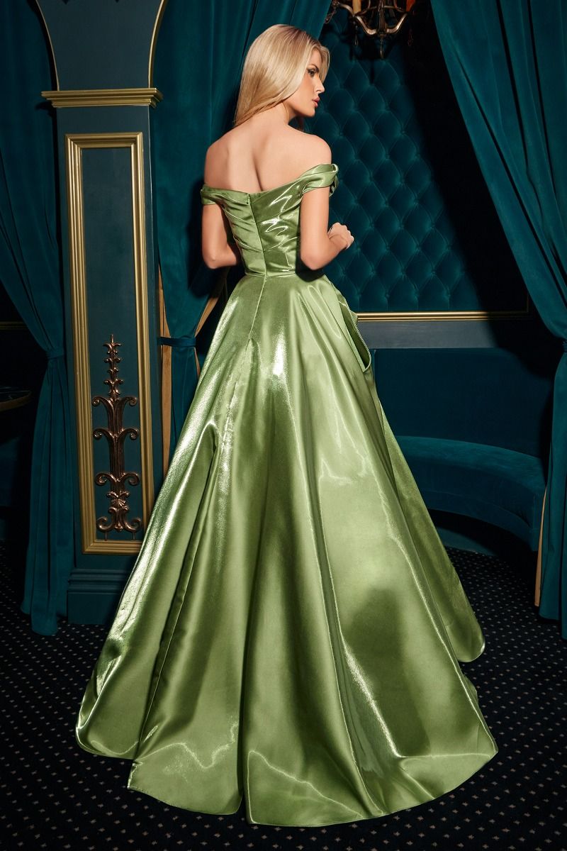 Ladivine J855 A-line Formal Evening Dress with Pockets Sparkly Gowns Ladivine J855 A-line Formal Evening Dress with Pockets Sparkly Gowns