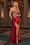 Ladivine J886 Strapless Beaded Bodice  Evening Dress