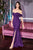 Jersey Off-the-Shoulders Long Evening Dress Bridesmaid KV1050