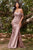 Jersey Off-the-Shoulders Long Evening Dress Bridesmaid KV1050