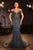 Ladivine KV1130  Crystal-embellished Mermaid Evening Dress