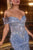 Ladivine KV1130  Crystal-embellished Mermaid Evening Dress