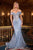 Ladivine KV1130  Crystal-embellished Mermaid Evening Dress