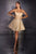 La Divine KV1152 Lace Corset Sparkle Homecoming Mini Dress