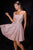 La Divine KV1152 Lace Corset Sparkle Homecoming Mini Dress
