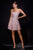 La Divine KV1152 Lace Corset Sparkle Homecoming Mini Dress