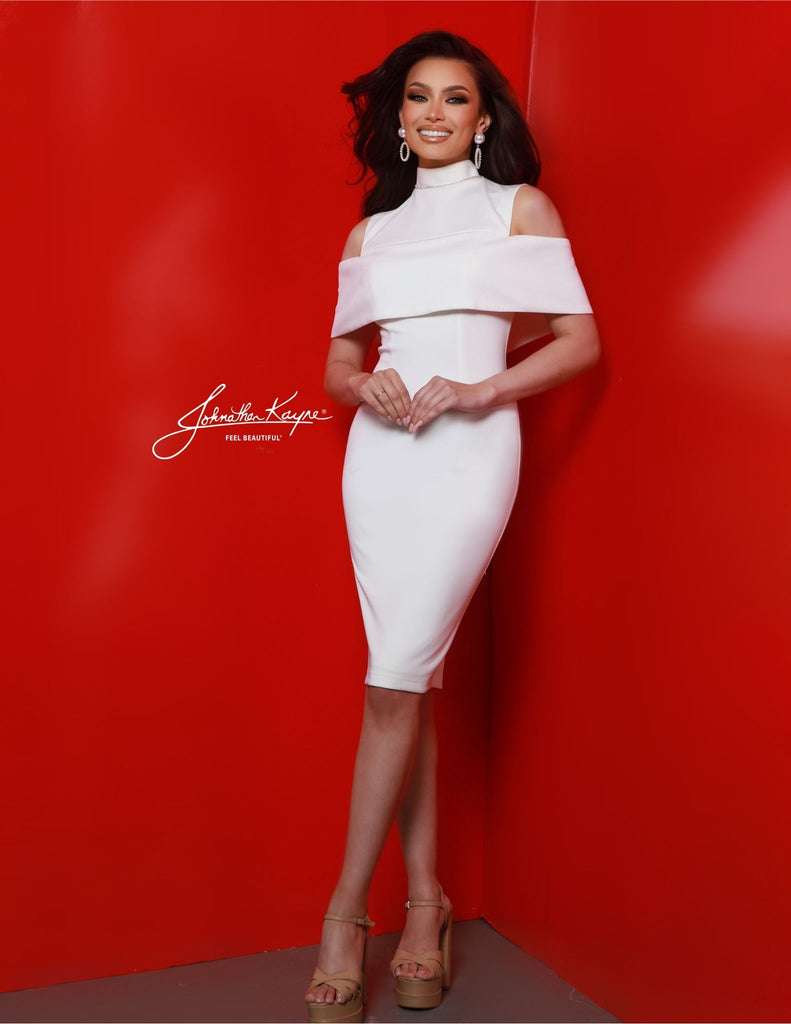 Vestido de cóctel de punto Johnathan Kayne 2537
