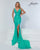 Johnathan Kayne 9213A V-Neckline Flit and flare Gown