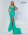 Johnathan Kayne 9213A V-Neckline Flit and flare Gown