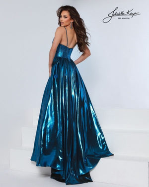 Johnathan Kayne 3315 Metallic Jersey Ball Gown