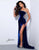 Johnathan Kayne 2452 One Shoulder Velvet Gown