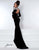 Johnathan Kayne 2453 Stretch Velvet Evening Gown