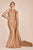 One Shoulder Stretch Satin Gown PT004