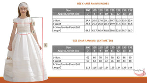 In Stock Size 7 Classic First Communion Dress Anavig 6423