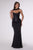LaDivine T732 Satin Crepe Bridesmaid Evening Gown
