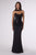 LaDivine T732 Satin Crepe Bridesmaid Evening Gown
