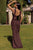 LaDivine T732 Satin Crepe Bridesmaid Evening Gown