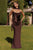 LaDivine T732 Satin Crepe Bridesmaid Evening Gown