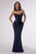 LaDivine T732 Satin Crepe Bridesmaid Evening Gown